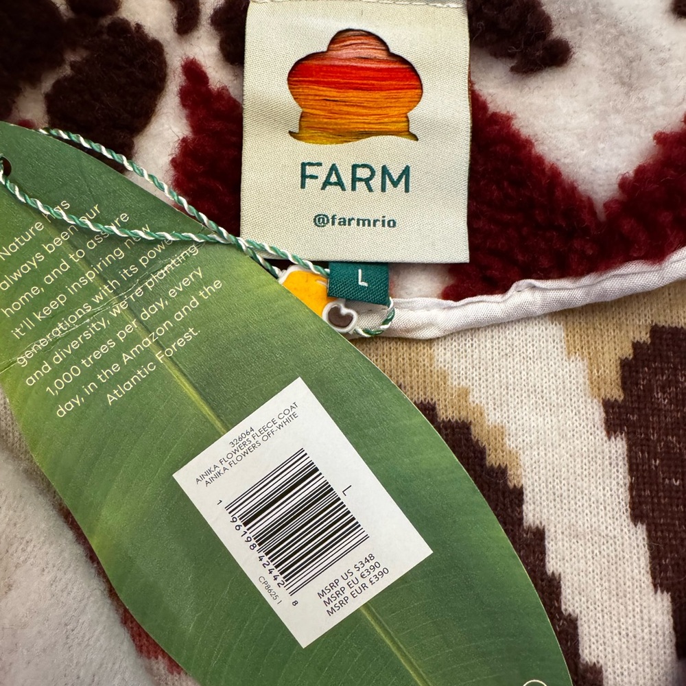 FARM RIO Ainika Flowers Fleece Coat - Picture 9 of 15